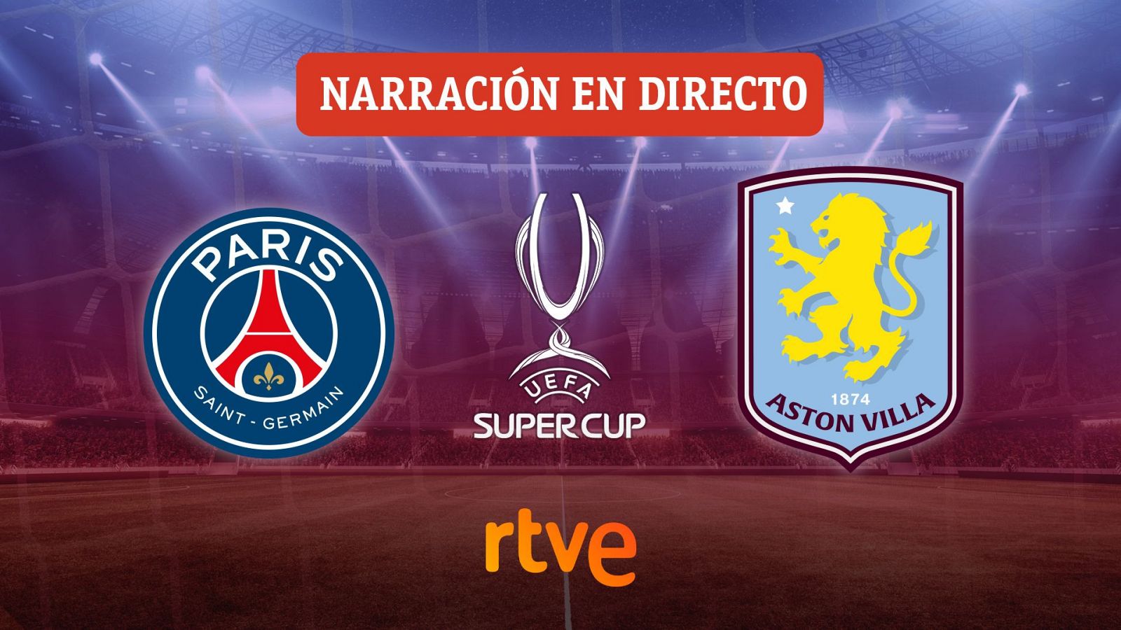 Final de la Supercopa de Europa 2026, en directo