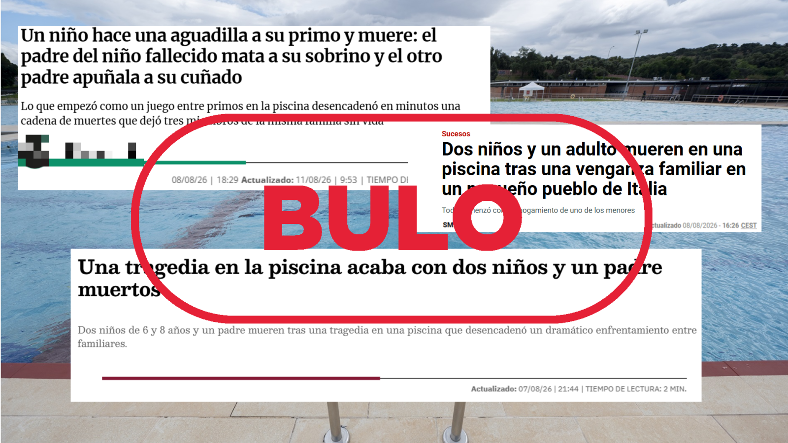 El bulo del triple asesinato tras la aguadilla de un niño a otro en Manarola (Italia)