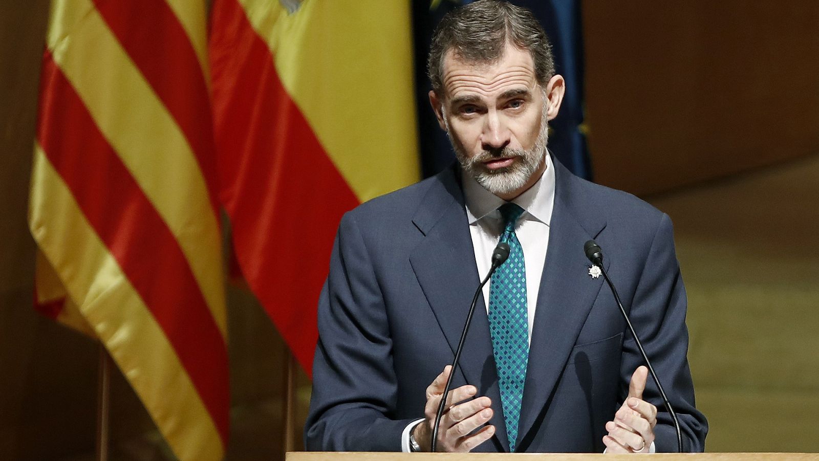 Fotografía de archivo del Rey Felipe