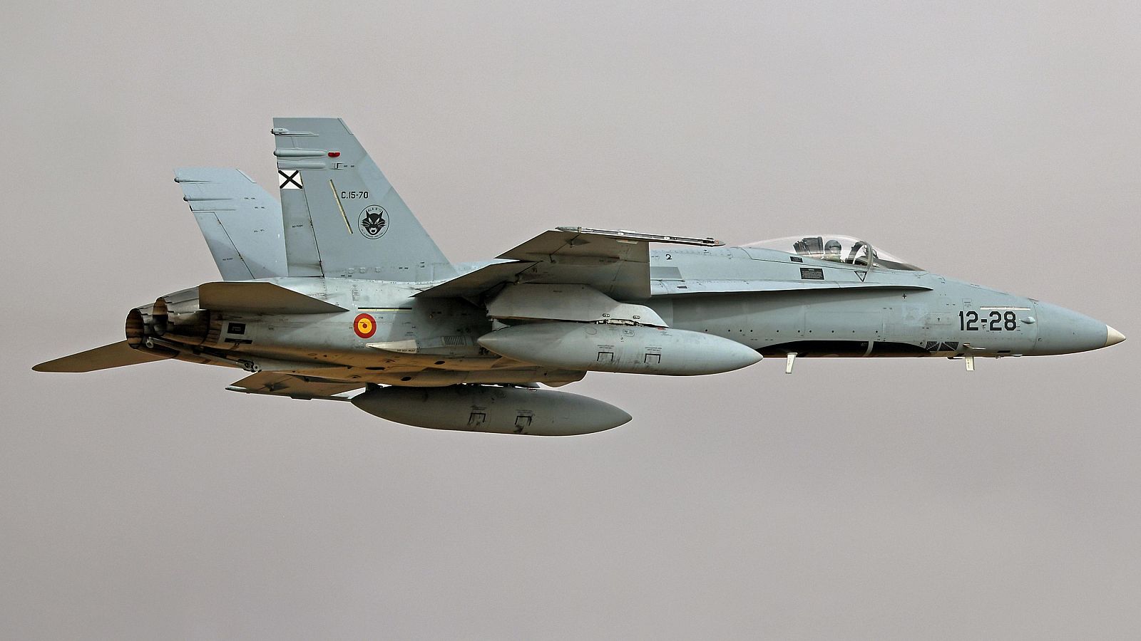 Un avión de combate español de la OTAN derriba un dron que violaba el espacio aéreo de Rumanía