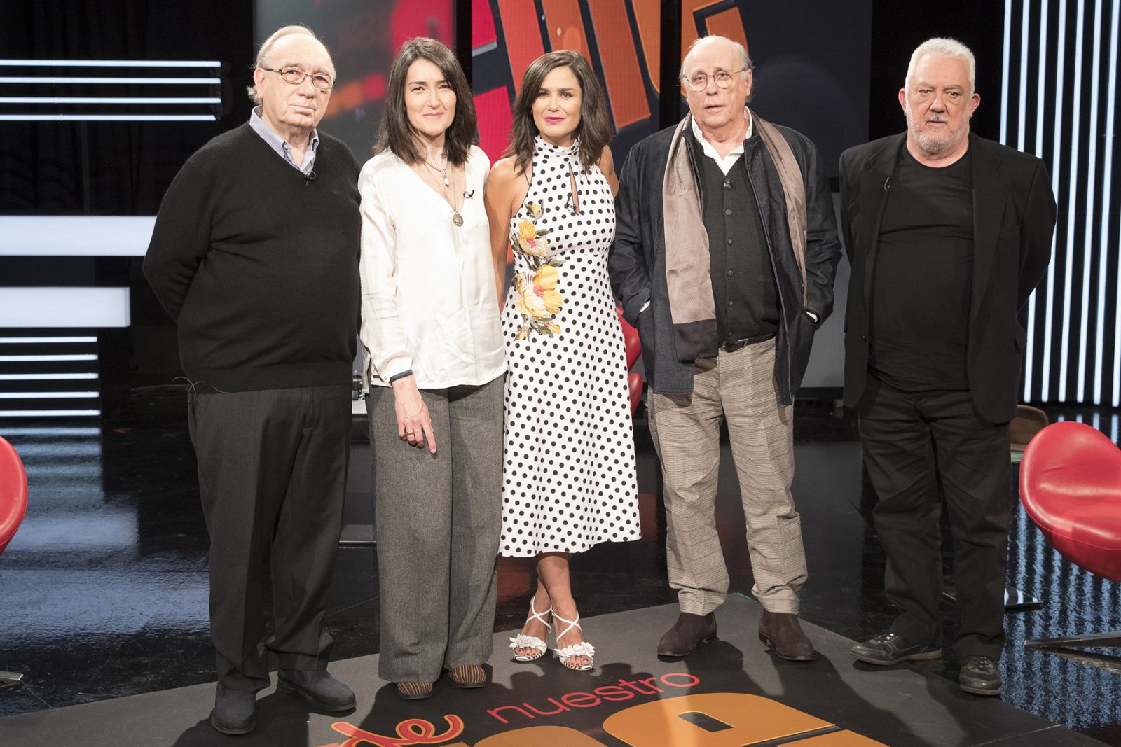 Fernando Méndez-Leite, Ángeles González-Sinde, Elena S. Sánchez, Manolo Matji e Imanol Uribe