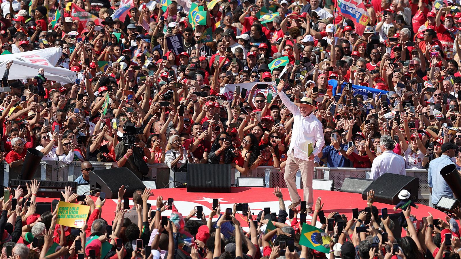 Lula lanza su campaña con un discurso enfocado en la seguridad y los programas sociales