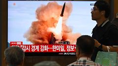 Corea del Norte lanza diez misiles balísticos en aguas japonesas y Corea del Sur le exige parar la "provocación"