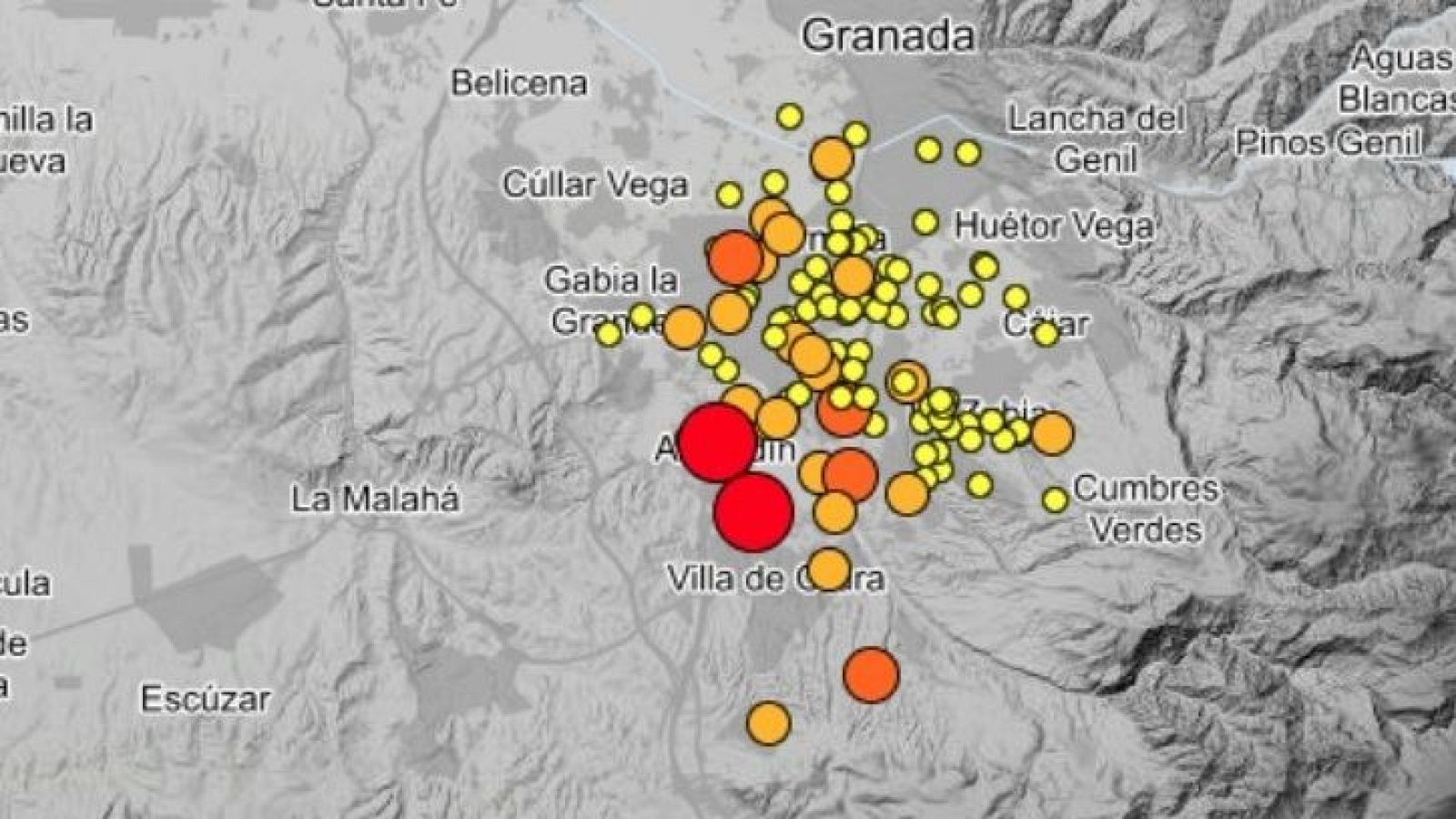 Granada continúa temblando por los terremotos