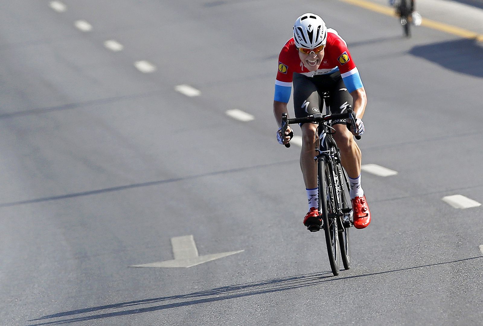 Jungels , en una prueba disputada en 2016.