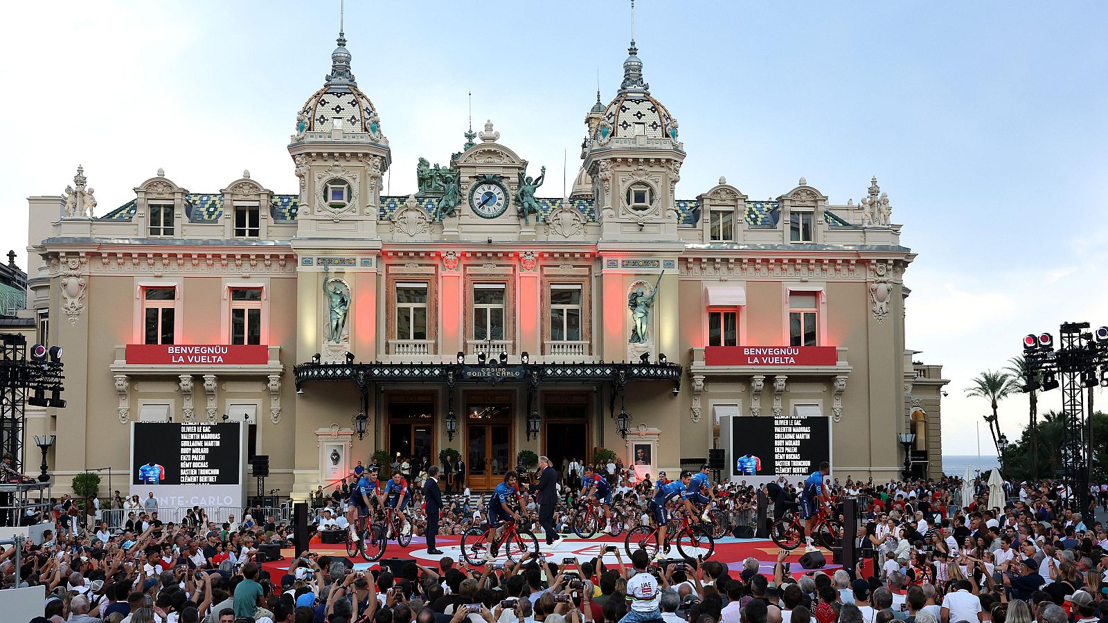 El Casino de Montecarlo en la presentación de la Vuelta a España 2026 en Mónaco