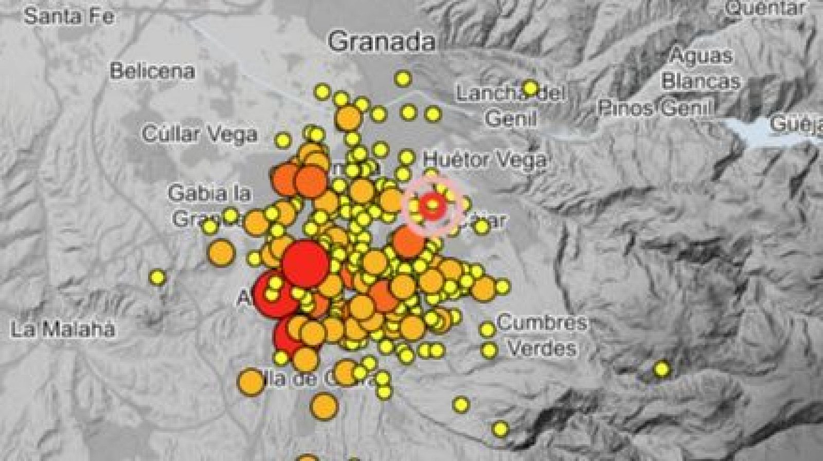 Granada lleva una semana sufriendo terremotos