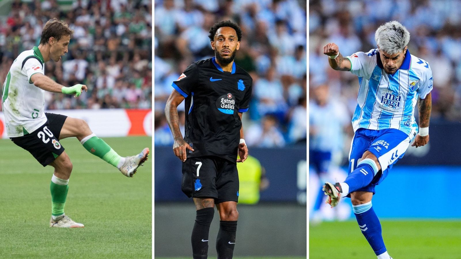 Sergio Canales, Pierre-Emerick Aubameyang y Juan Cruz