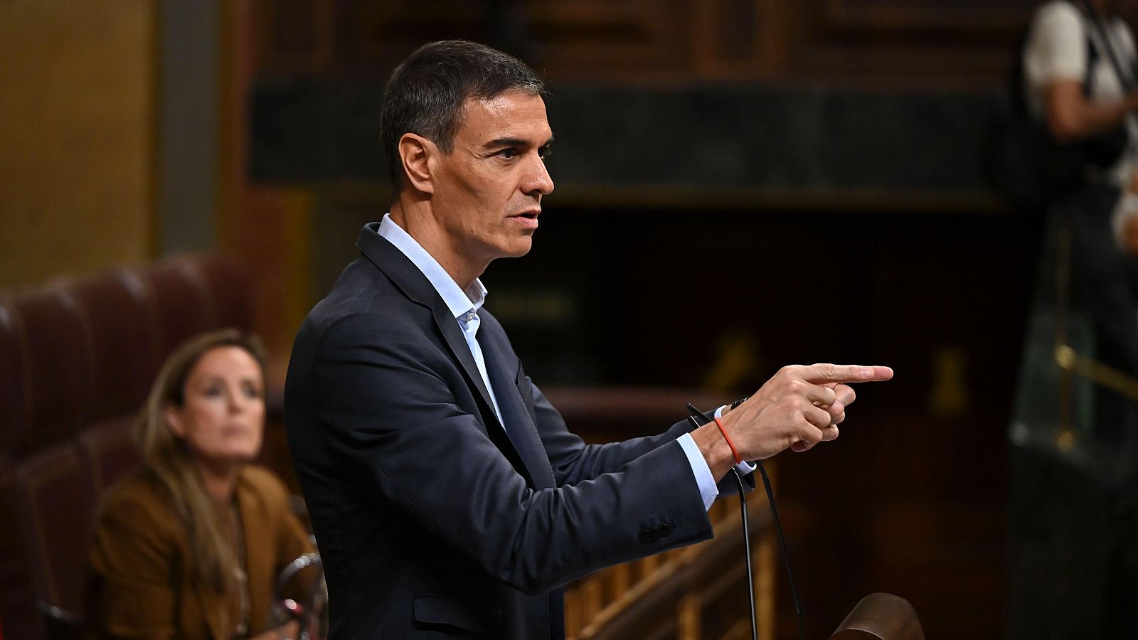 Sánchez solicita comparecer en el Congreso para explicar la gestión de la crisis en Ceuta El presidente del Gobierno, Pedro Sánchez en su réplica final durante su intervención