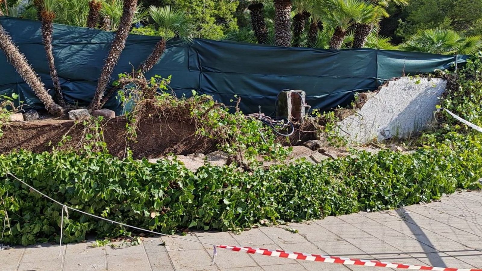 Mueren madre e hija tras caerles un muro por las lluvias en Roda de Berà, Tarragona
