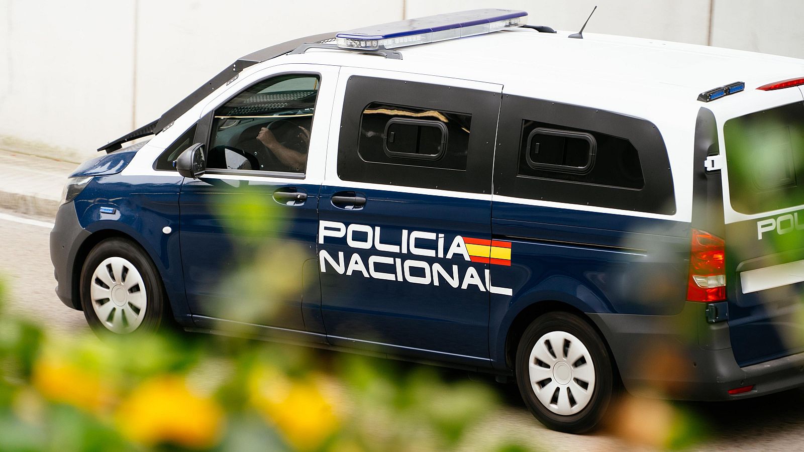 Furgón de la Policía Nacional española