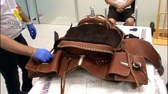 Intervienen cinco kilos de cocaína ocultos en una silla de montar y desmantelan una red de narcotráfico en Guadalajara