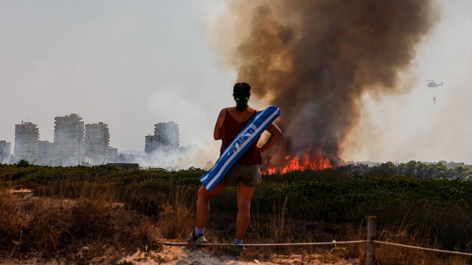 Incendios como el reciente de El Saler, en Valencia, son más probables e intensos con el cambio climático