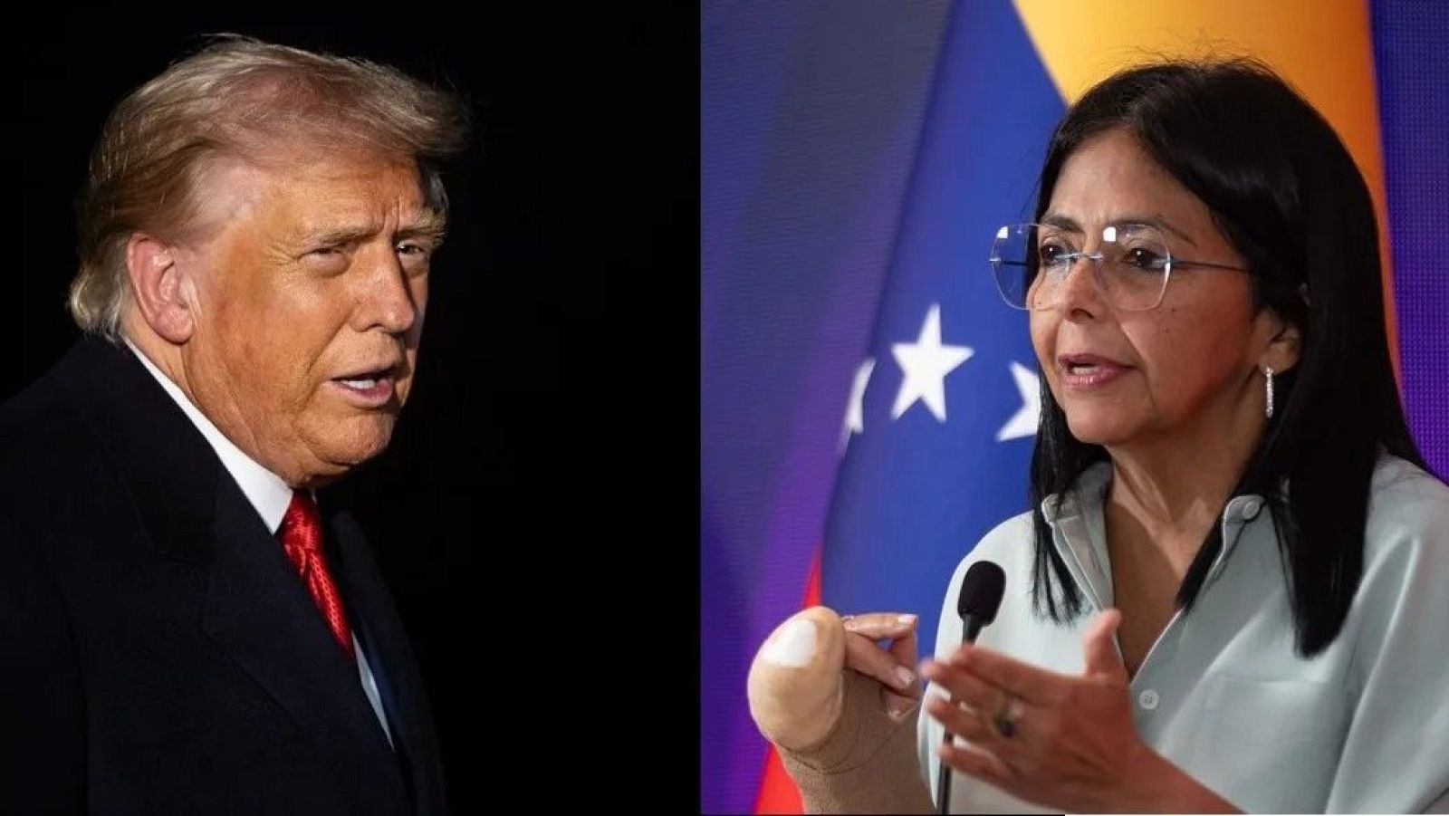 Trump cree que Venezuela no está preparada para las elecciones y Delcy Rodríguez promete que habrá