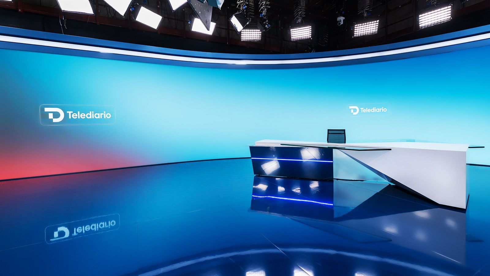 El nuevo plató de Informativos de TVE, estrenado el 31 de agosto