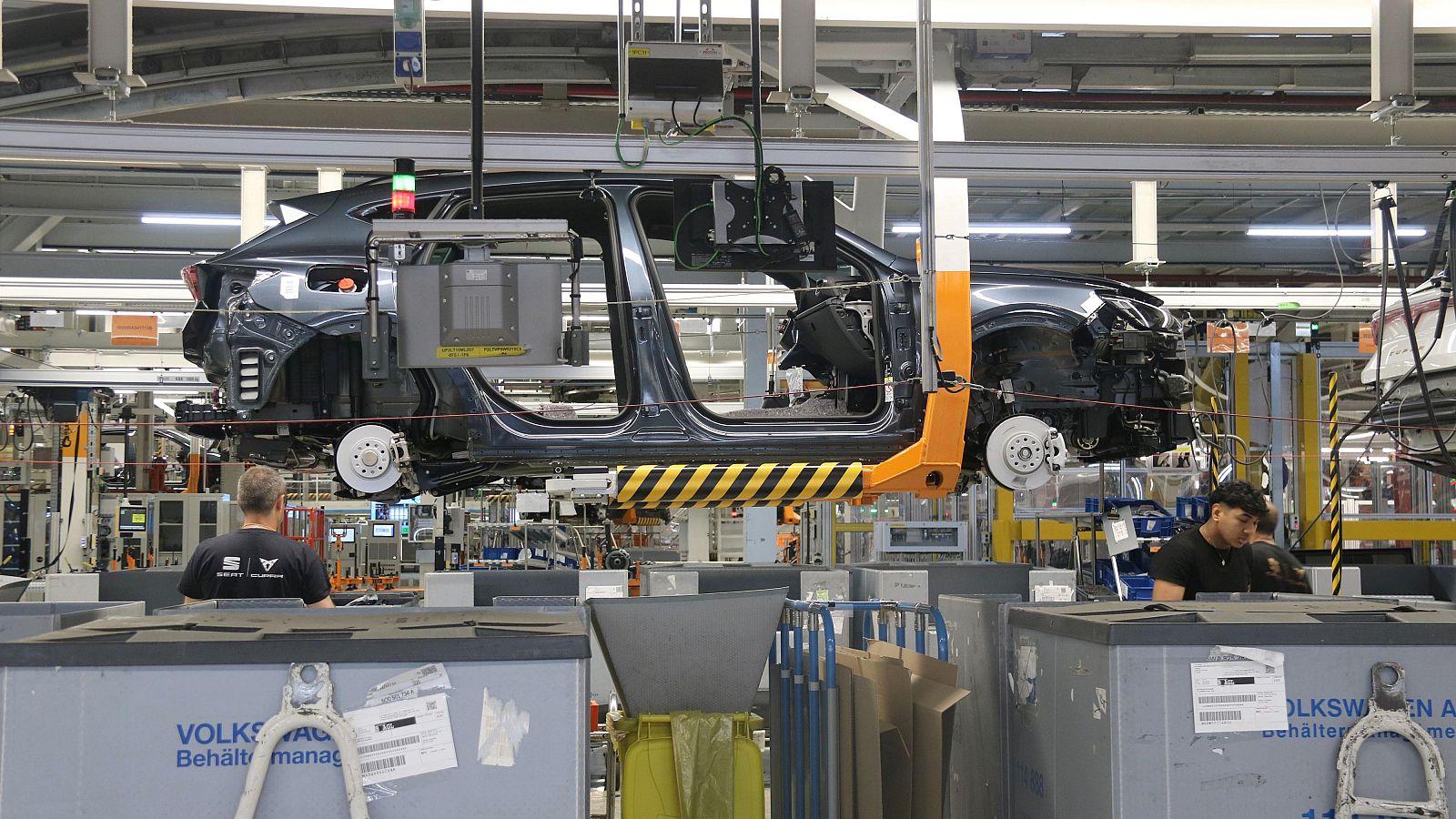 Producció d'un cotxe a la planta de Seat - Cupra de Martorell