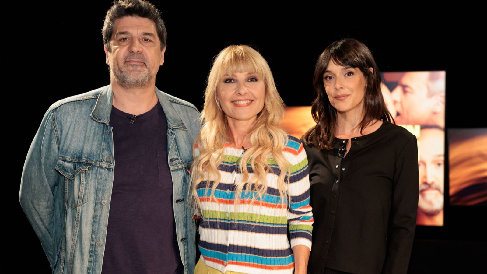 Cayetana Guillén Cuervo con Cesc Gay y Belén Cuesta