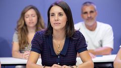 Irene Montero se presentará para liderar una candidatura de izquierdas "lo más amplia posible"