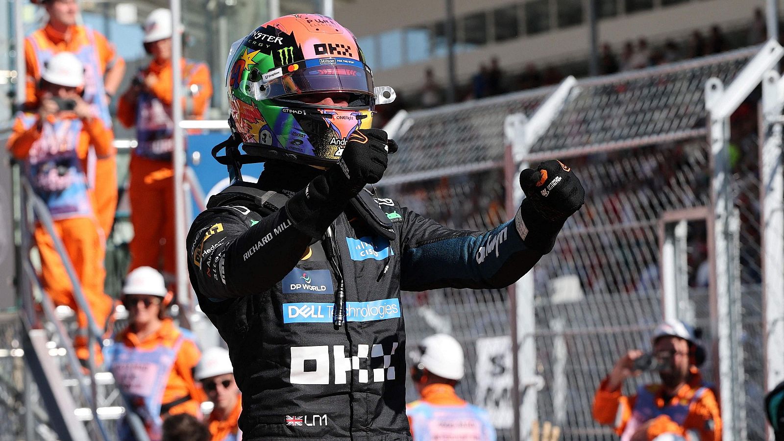 Lando Norris consigue la pole en Madring