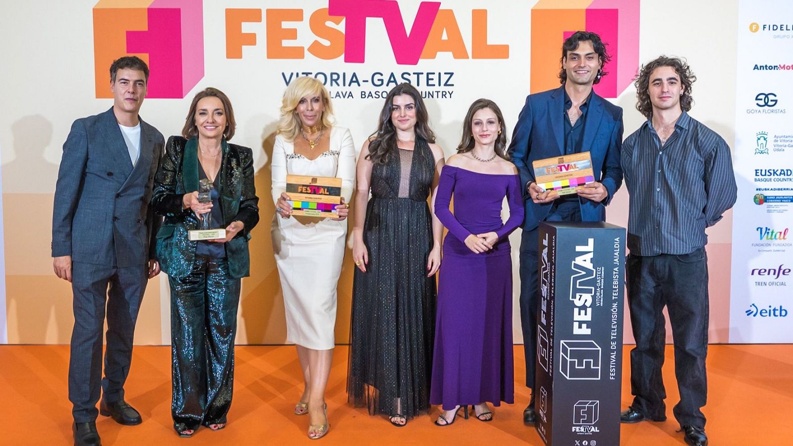 Los premios recogidos por RTVE, anoche en el FestTVal
