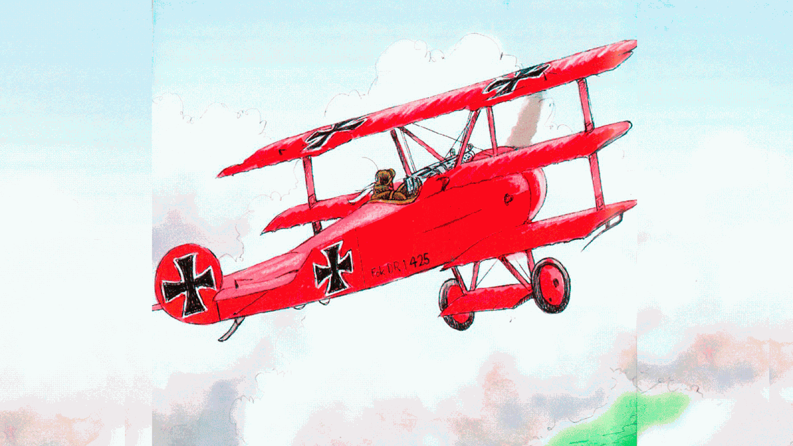 Viñeta de 'El Barón Rojo'