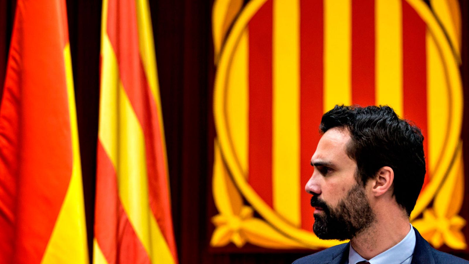 El presidente del Parlament de Cataluña, Roger Torrent