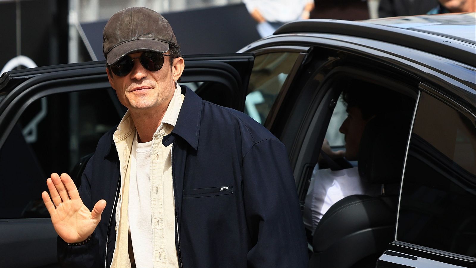Orlando Bloom, en San Sebastián, donde presenta este viernes 16 de septiembre 'Bucking Fastard'.