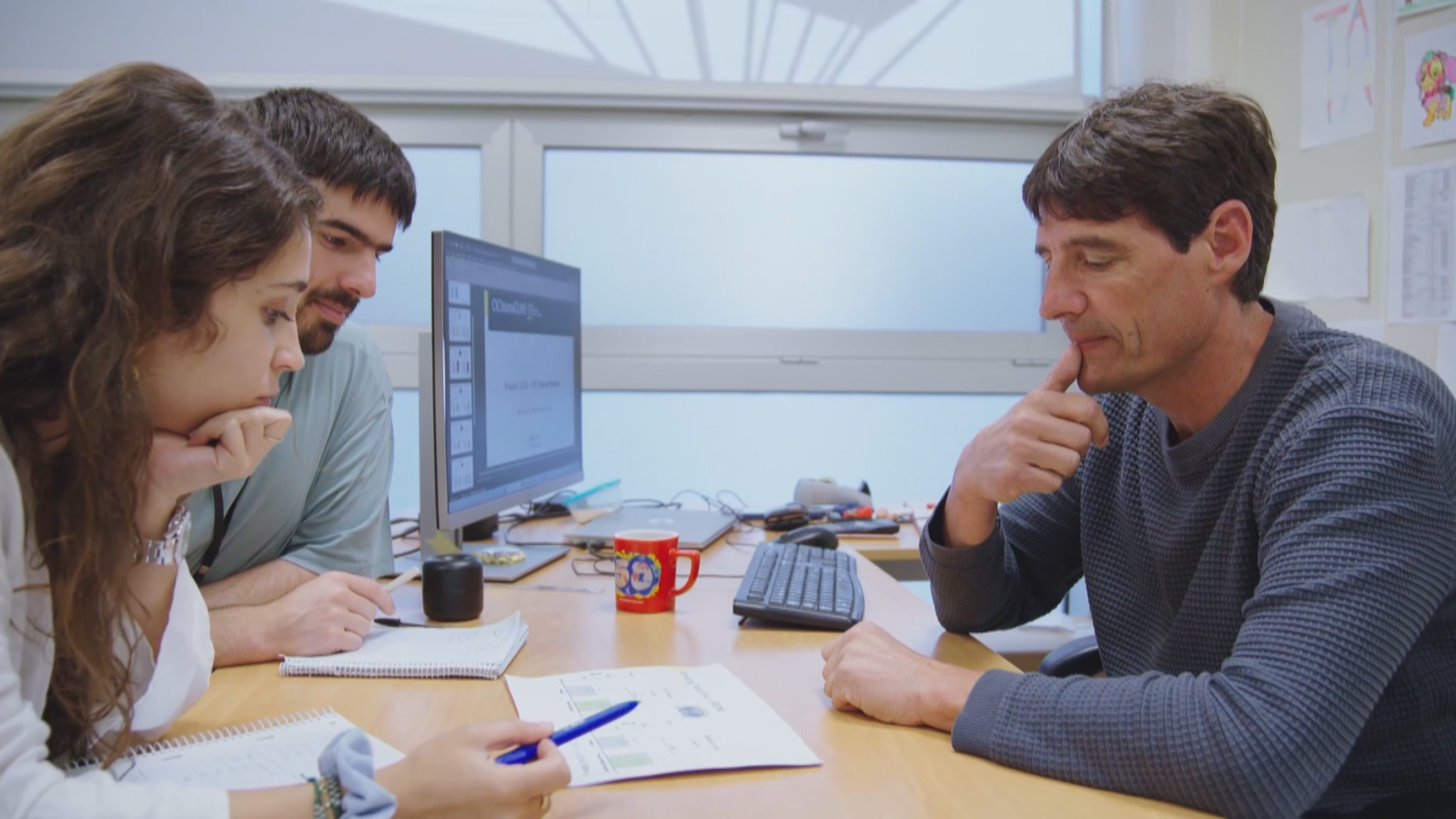 Los investigadores de CIC biomaGUNE que participan en el estudio sobre el alzhéimer