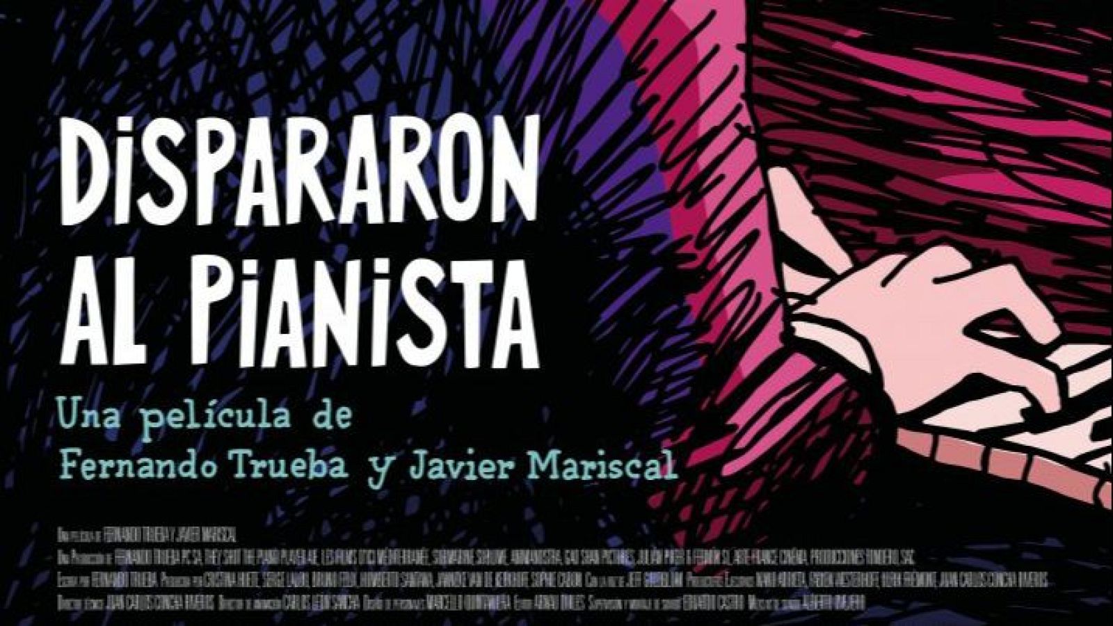 Cartel promocional de 'Dispararon al pianista'