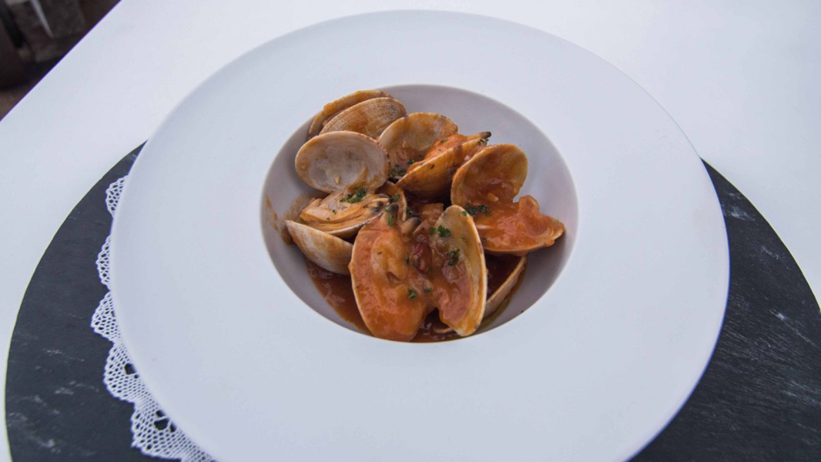 Almejas a la marinera