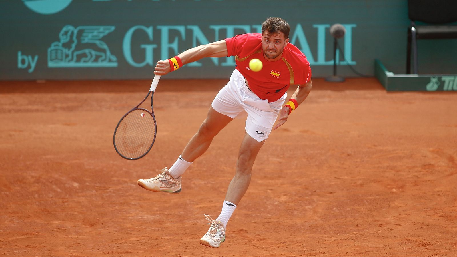 Pedro Martínez, en la Copa Davis