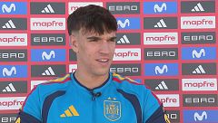 Carlos Espí, tras su primera llamada con la sub-21: "Tenía muchas ganas"