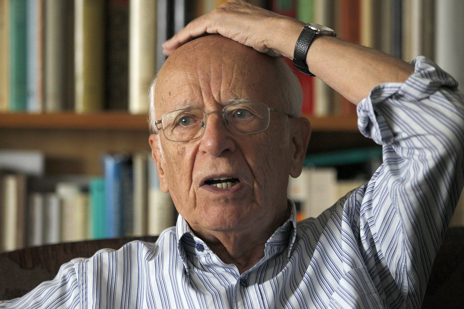 El filósofo y humanista Emilio Lledó en una imagen de 2013.