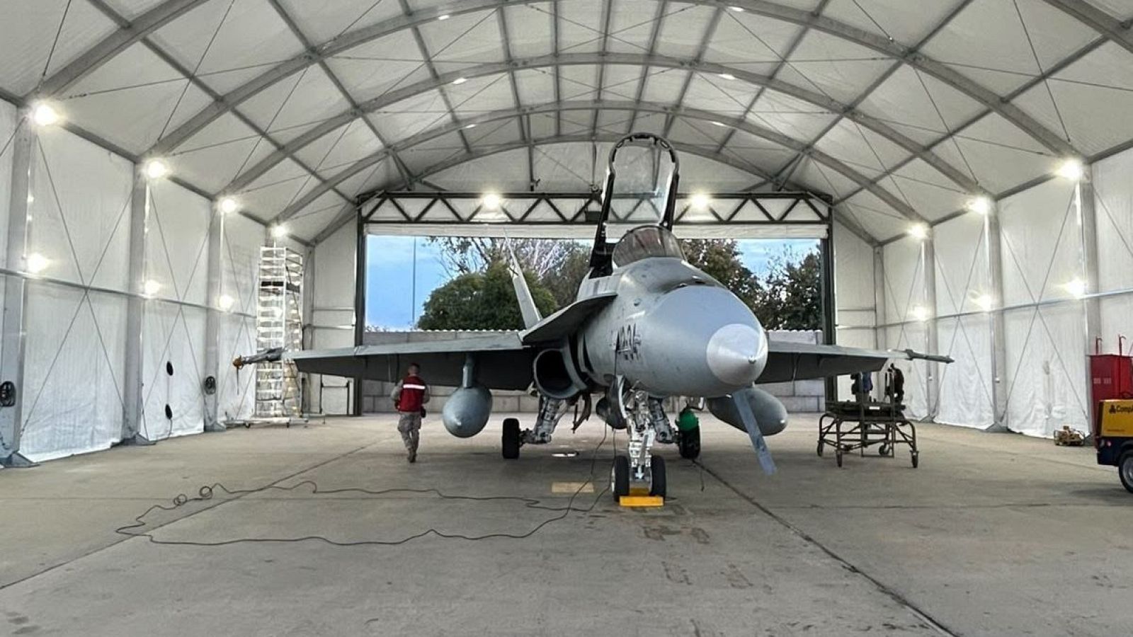La OTAN vuelve a activar cazas F18 españoles en Rumanía por la presencia de un dron ruso en la frontera con Ucrania