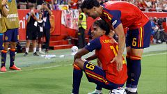 Lamine Yamal lidera la exhibición de España ante Croacia con un doblete en el Pizjuán
