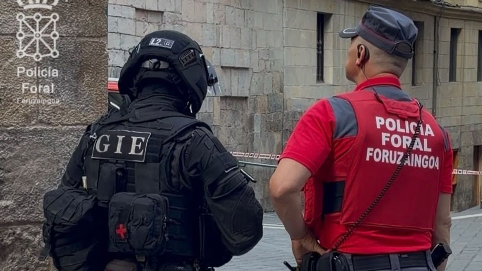 La Policía levanta el operativo en el centro de Pamplona al no hallar al presunto agresor atrincherado
