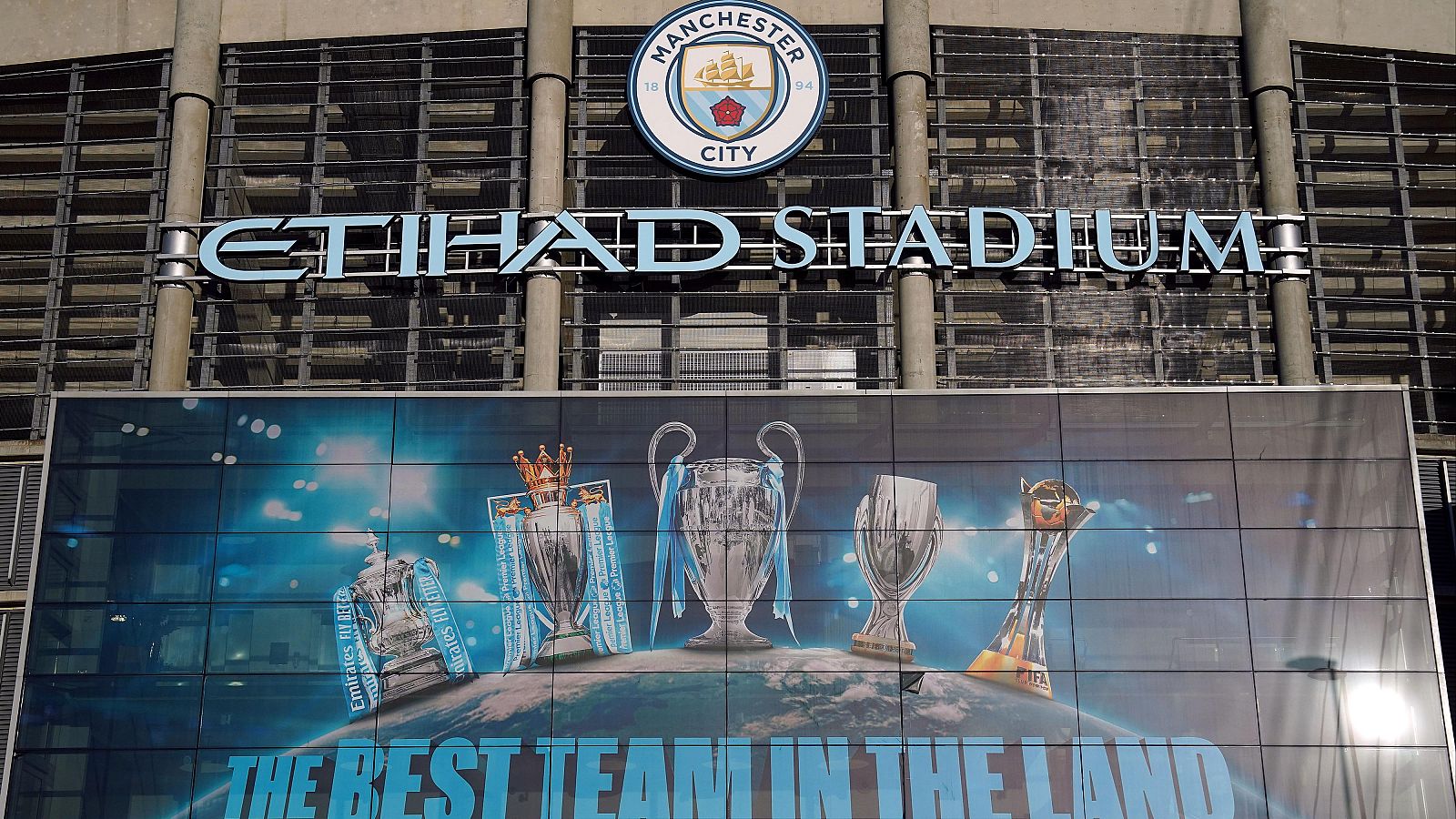 Fachada del estadio del Manchester City, el Etihad, en una imagen de 2025.