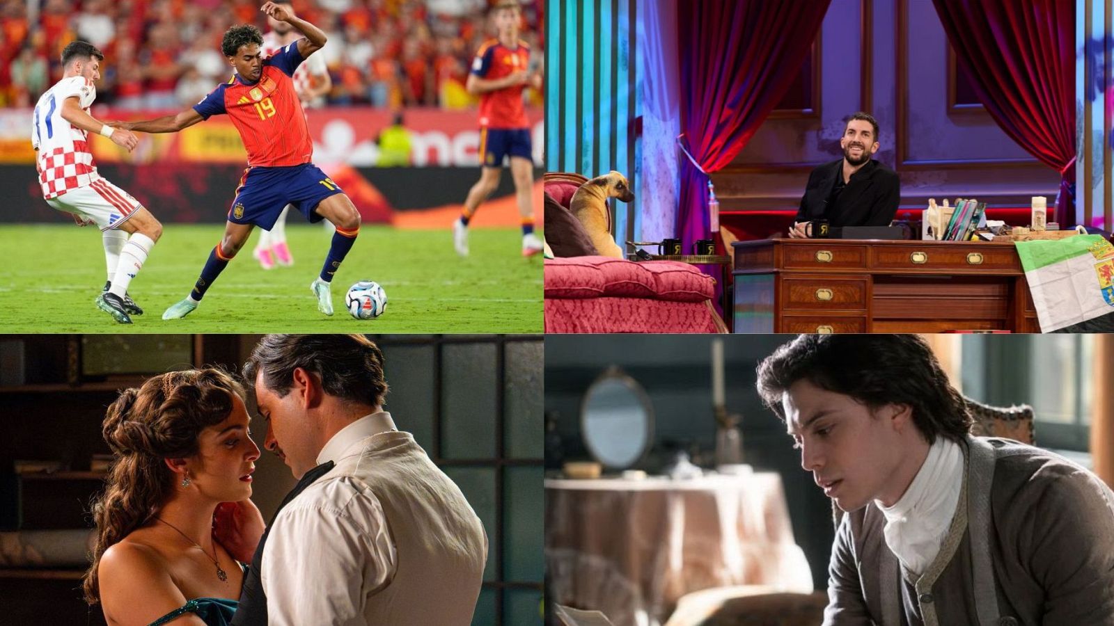 La 1 fue este martes líder absoluta en audiencias, con un 18,6% de cuota