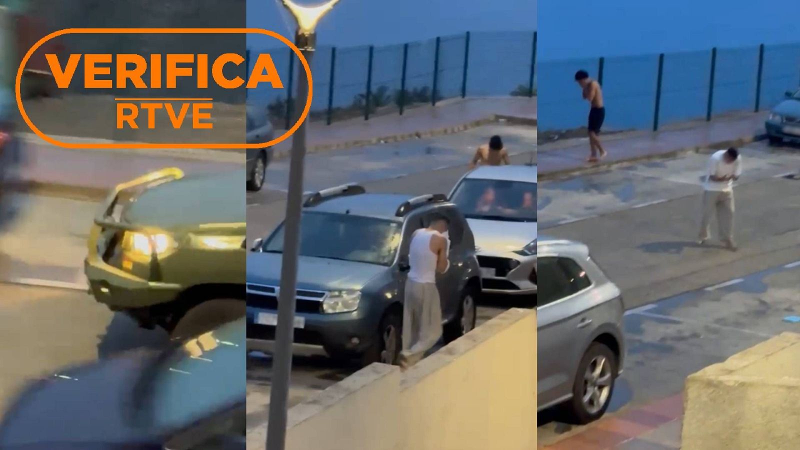 Vídeos difundidos como si mostrasen a migrantes atacados con gas pimienta por militares con sello VerificaRTVE