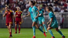 El Barça suma y sigue en la Champions femenina con un 'set en blanco' en Roma