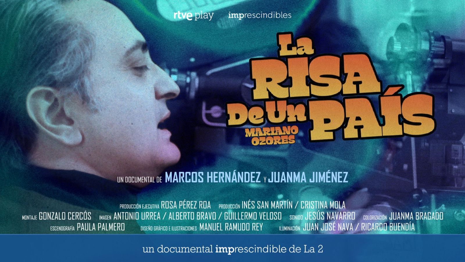 Cartel del documental 'La risa de un país', de estreno este domingo