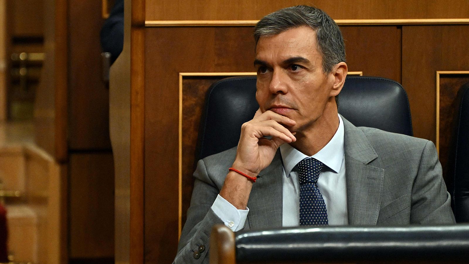 El presidente del Gobierno, Pedro Sánchez, este viernes en el Congreso.