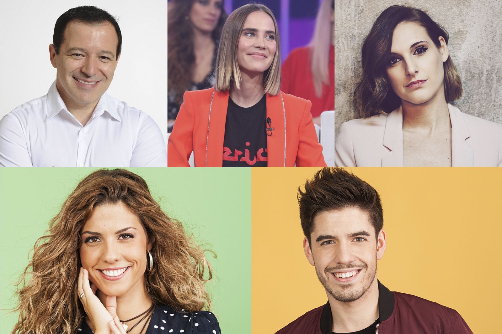 Rafa Cano, Brisa Fenoy, Conchita, Miriam y Roy, jurado español en Eurovision 2018