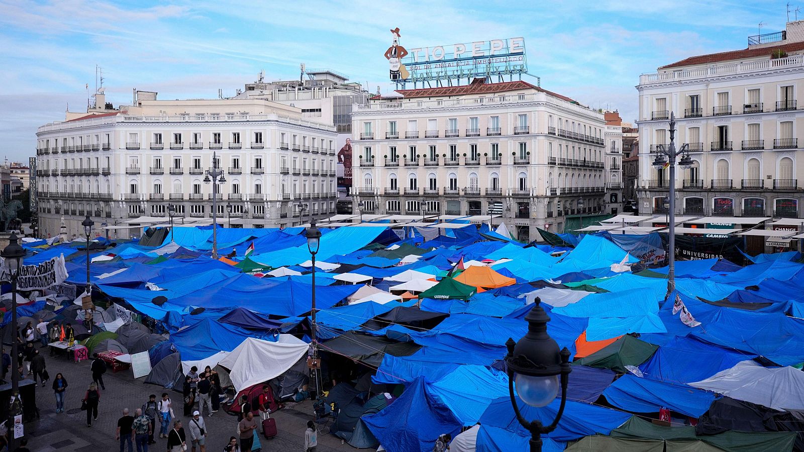 Denegadas las cautelarísimas para el desalojo de Sol