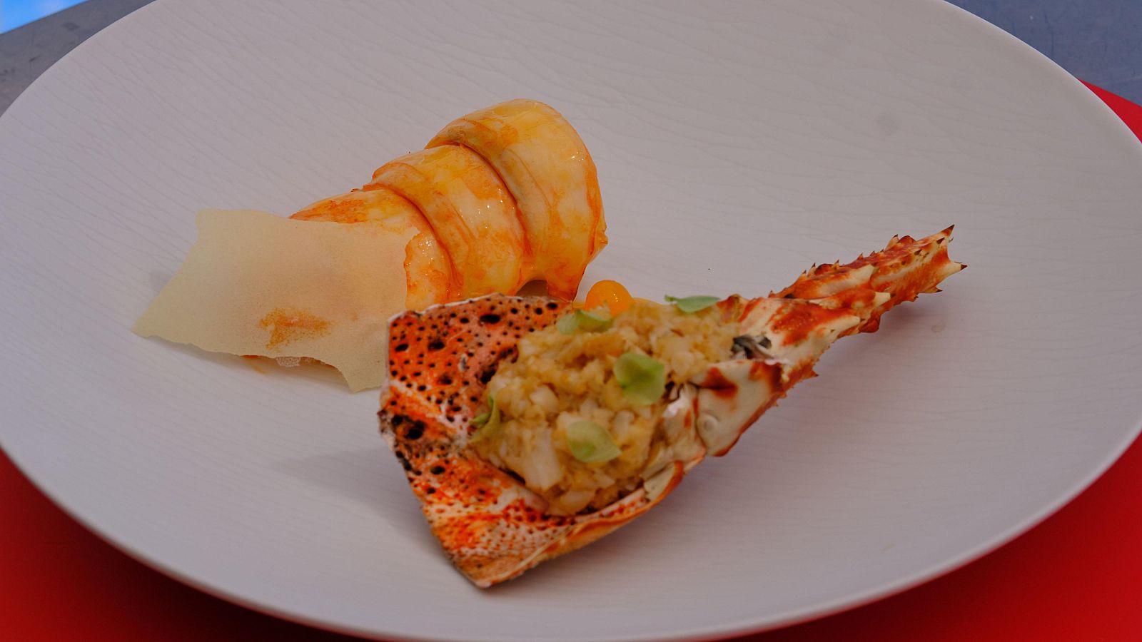 Receta de langosta con crujiente de patata de MasterChef Celebrity Legends