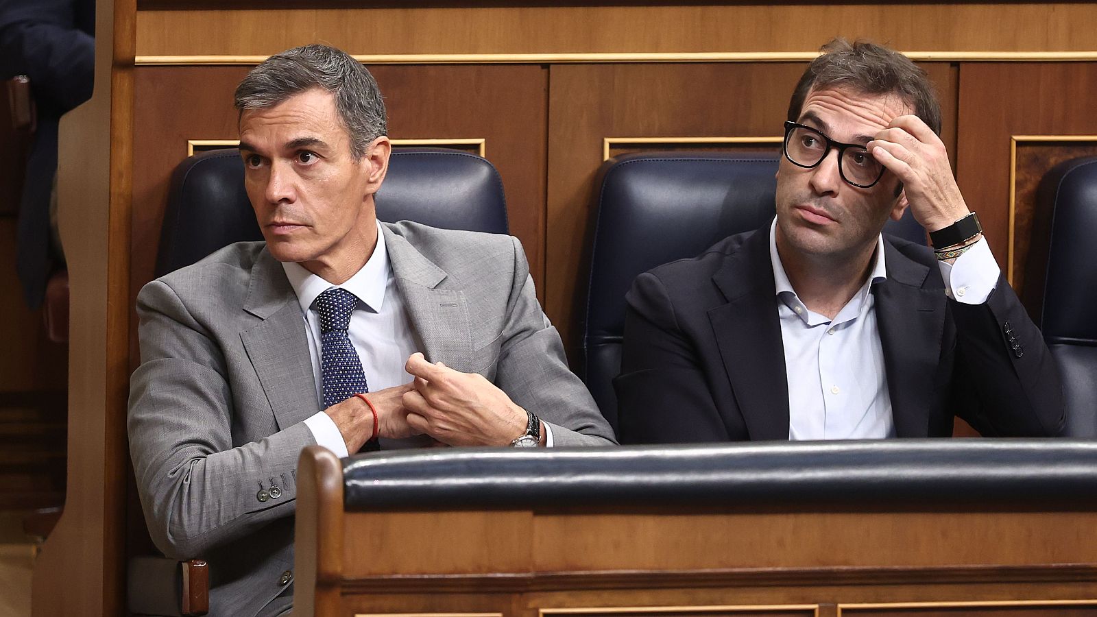 Pedro Sánchez y Carlos Cuerpo