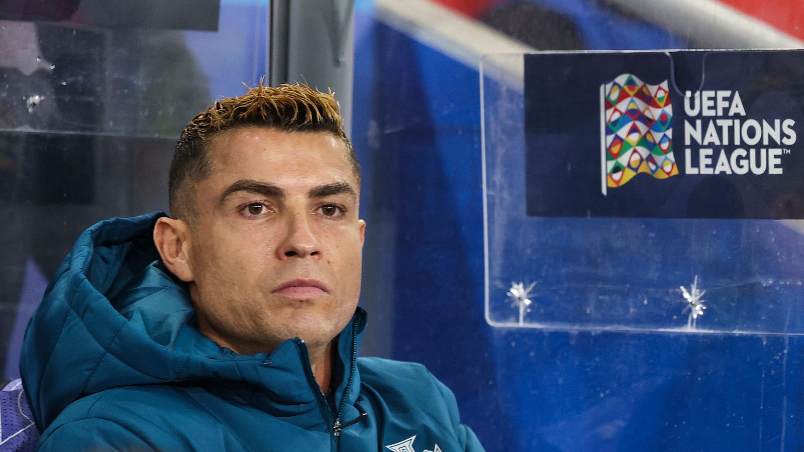 Cristiano Ronaldo durante el partido Noruega-Portugal de la UEFA Nations League.
