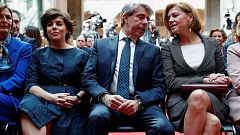 Garrido no menciona a Cifuentes y reivindica la "consistencia" de Madrid pese a los "vaivenes políticos"