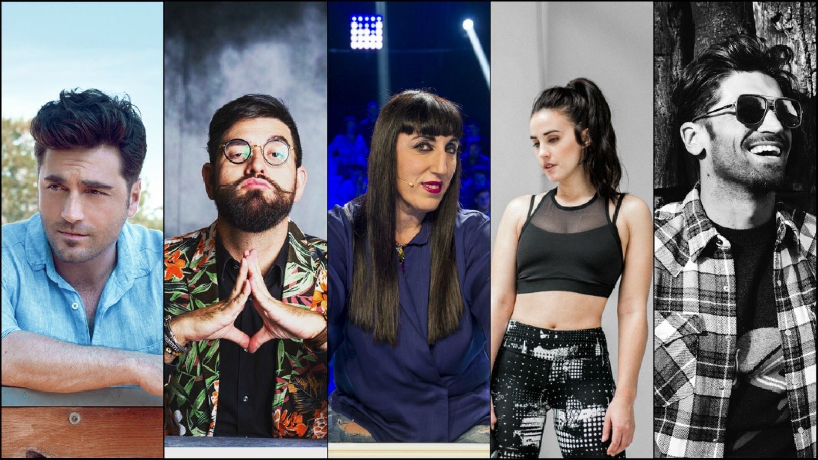 David Bsutamante, Manu Sánchez, Rossy de Palma, Patry Jordán y  Javier Herranz, nuevos concursantes de 'Bailando con las estrellas'