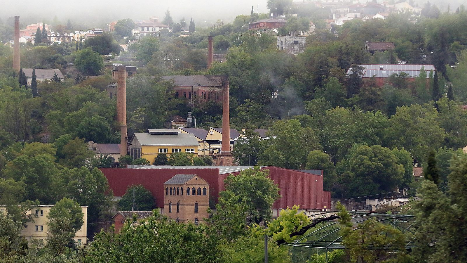 Vista del exterior de la Fábrica de Municiones de Granada